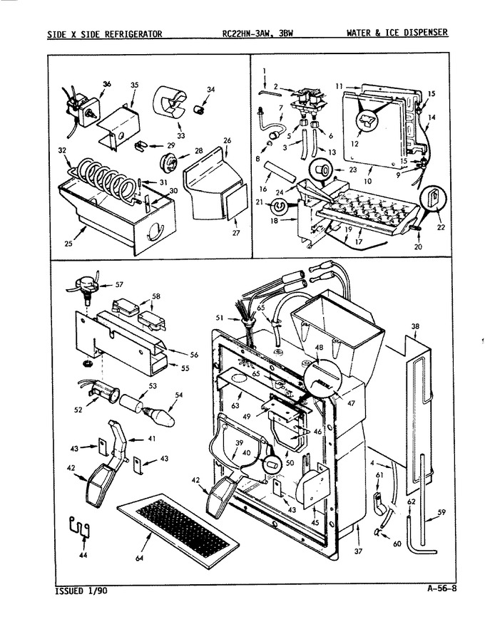 Diagram for RC22HA-3BW (BOM: 8N79B)