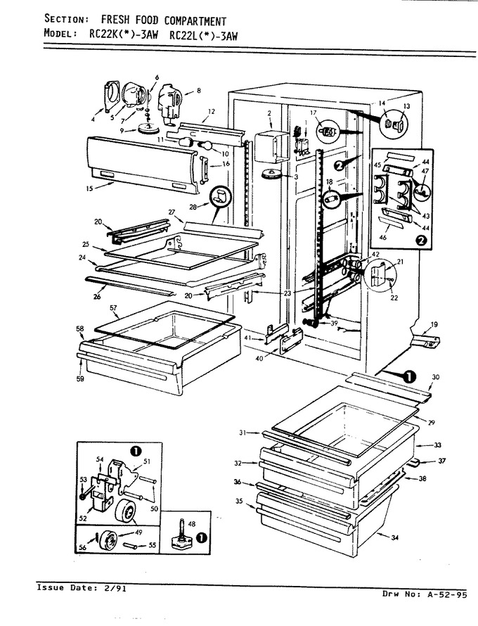 Diagram for RC22LA-3AW (BOM: BS32A)