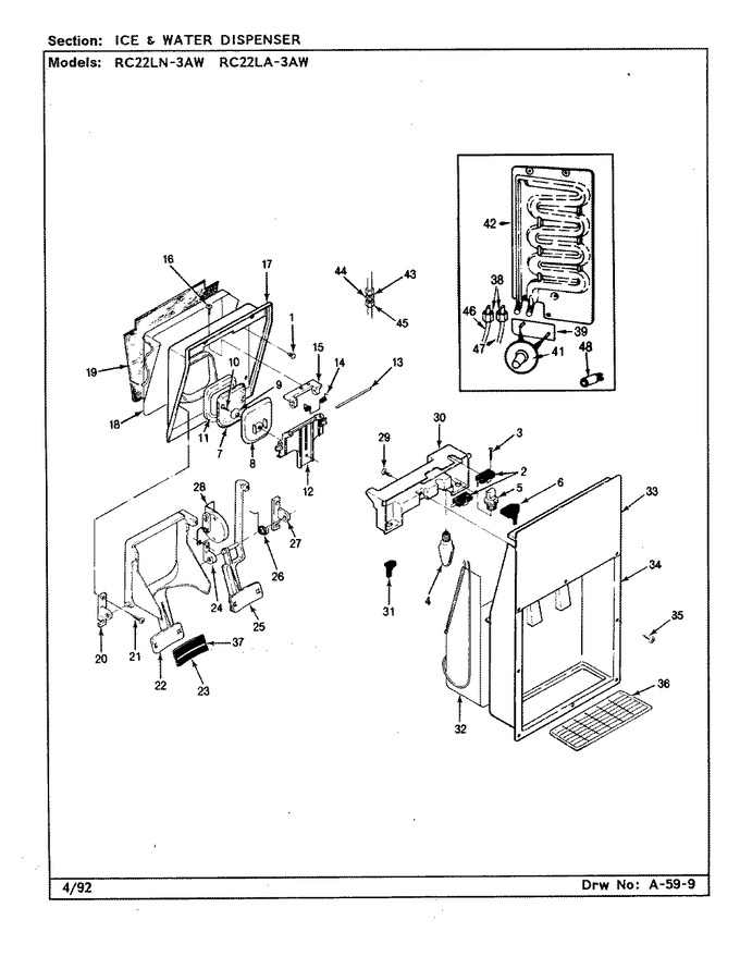 Diagram for RC22LA-3AW (BOM: CS32A)