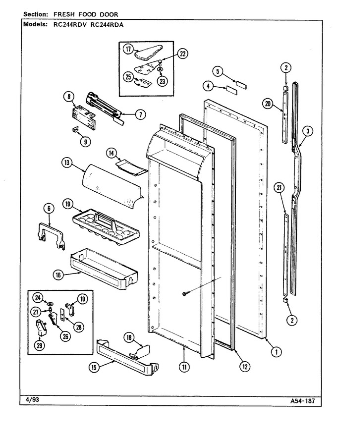 Diagram for RC244RDA (BOM: DS84B)