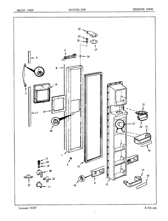 Diagram for RC24FA-3PW (BOM: 5N59A)