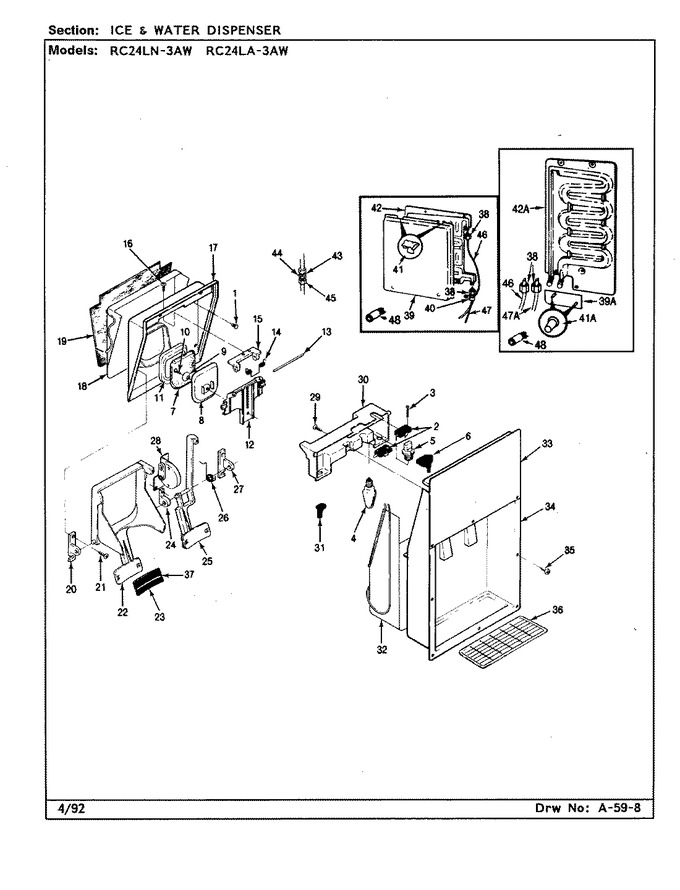 Diagram for RC24LA-3AW (BOM: BS82C)