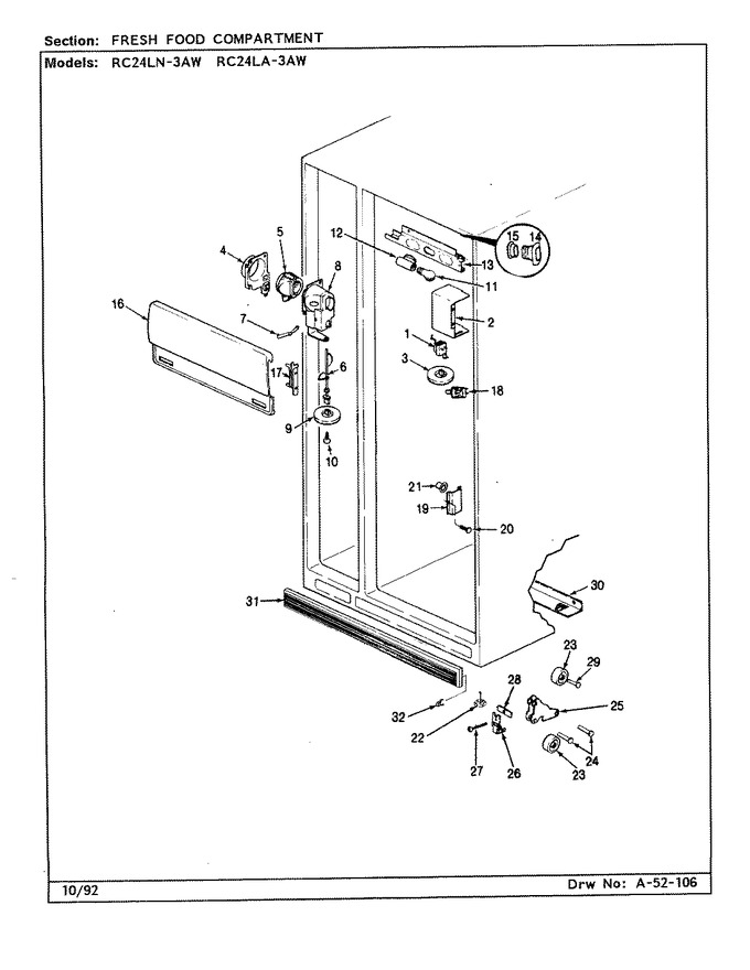 Diagram for RC24LA-3AW (BOM: CS84A)
