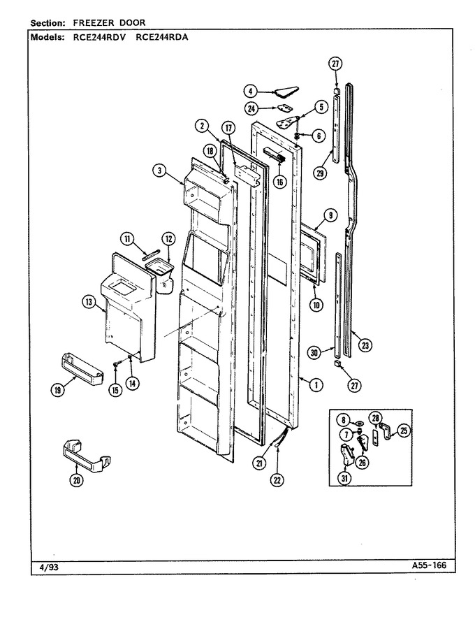 Diagram for RCE244RDA (BOM: DS86A)