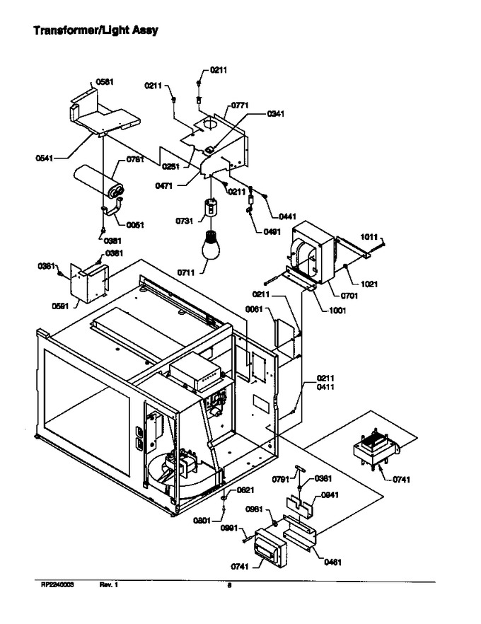 Diagram for RFS11B (BOM: P1312008M)