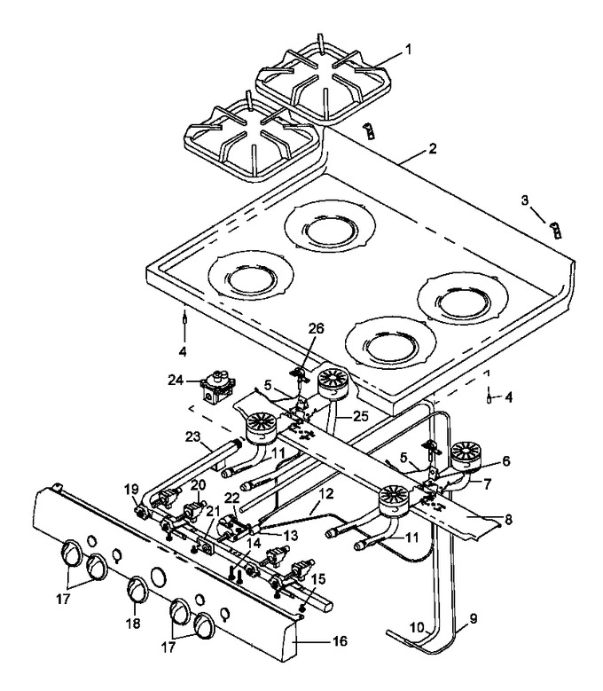 Diagram for RLN345UW (BOM: P1143509N W)