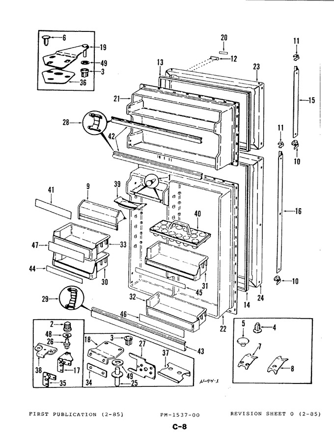 Diagram for RNB23AA-3A (BOM: 4D47A)