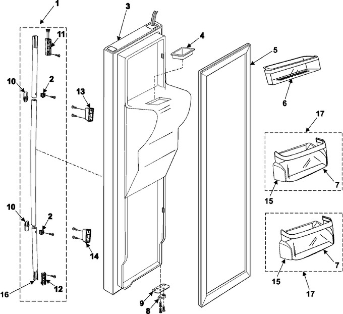 Diagram for RS255BAWW