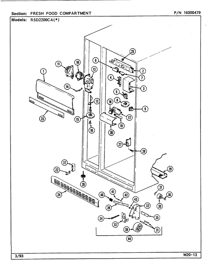 Diagram for RSD2200CAE (BOM: DM11A)