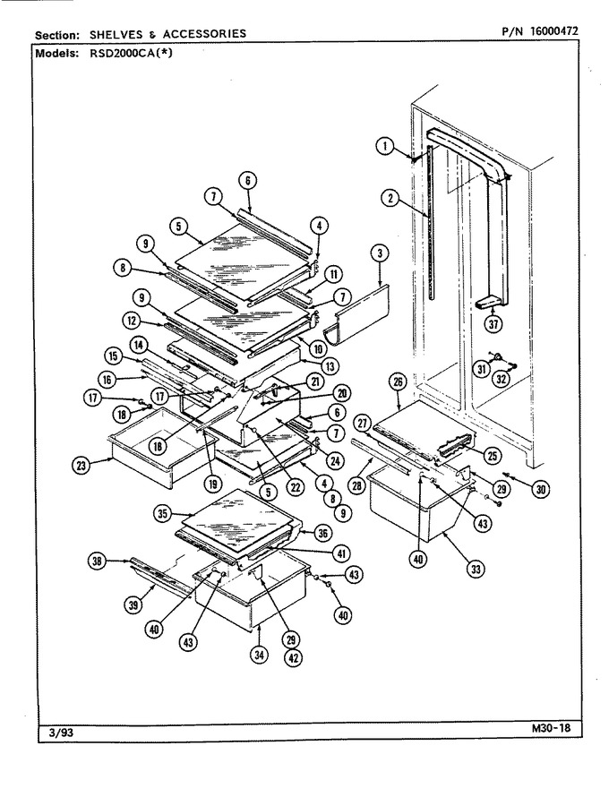 Diagram for RSD2000CAE (BOM: DM05A)
