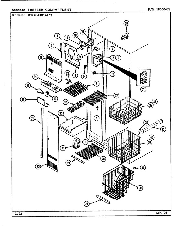 Diagram for RSD2200CAE (BOM: DM11A)