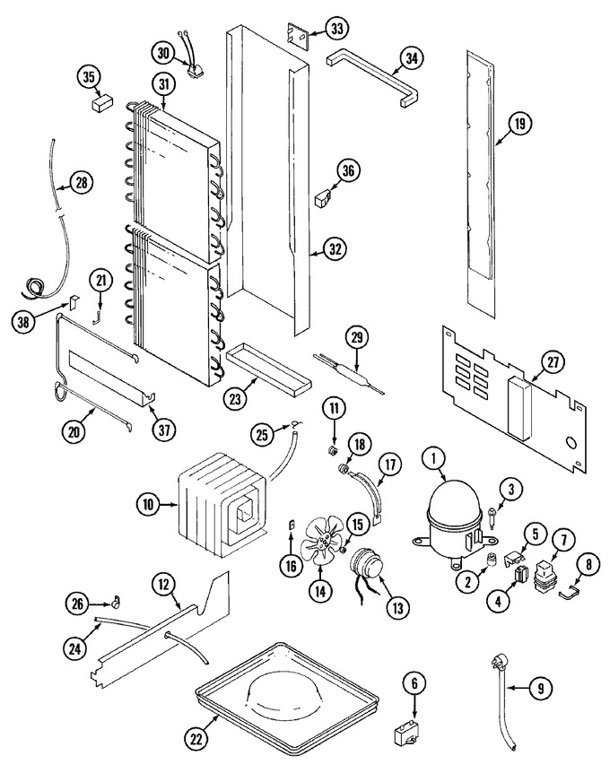 Diagram for RSW2400EAM