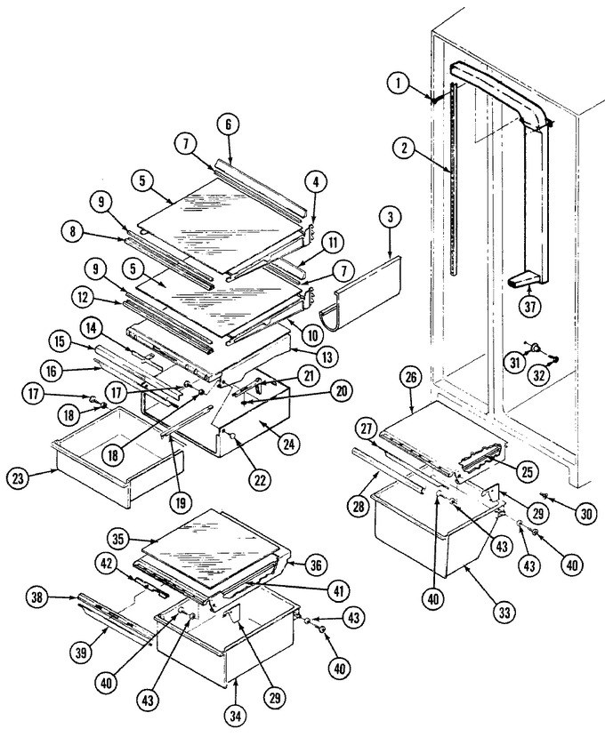Diagram for RSW2200CAL (BOM: DM37B)