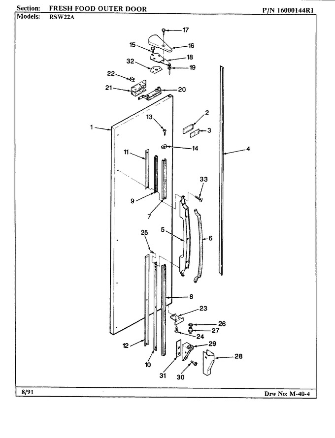 Diagram for RSW22A (BOM: 9M21A)