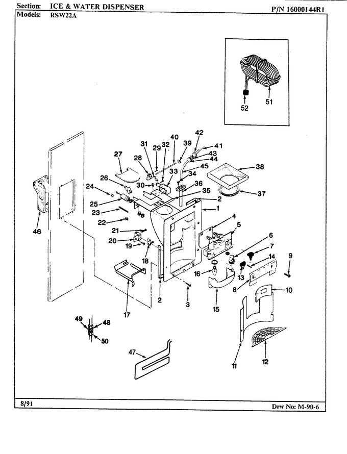 Diagram for RSW22A (BOM: 9M21A)