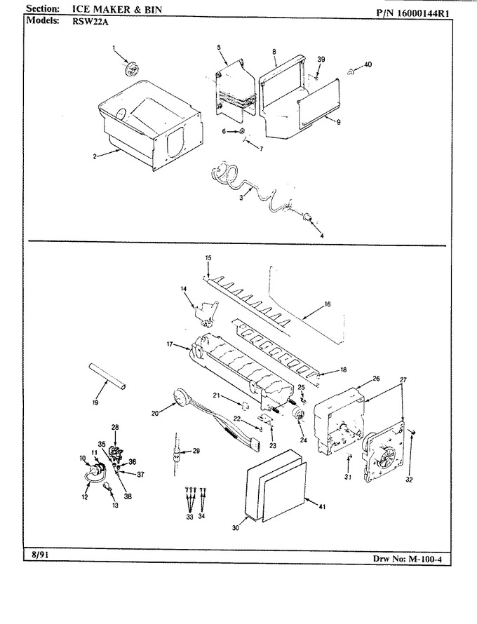 Diagram for RSW22A (BOM: 9M21A)