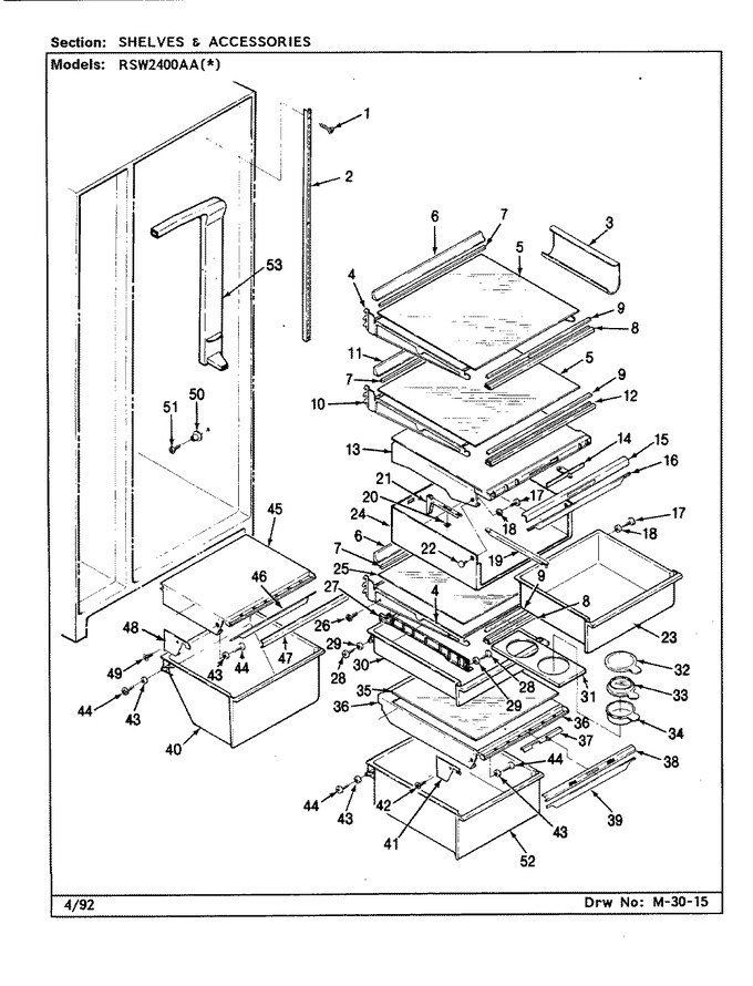 Diagram for RSW2400AAW (BOM: CM81A)