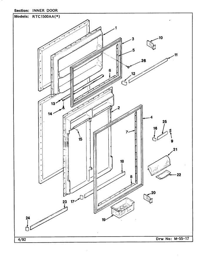 Diagram for RTC1500AAL (BOM: CH01A)