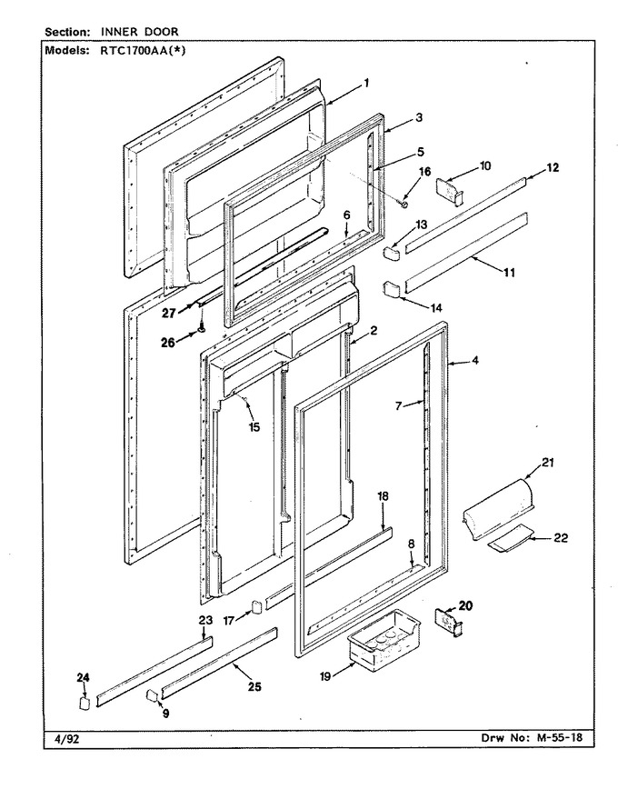 Diagram for RTC1700AAW (BOM: CH26A)
