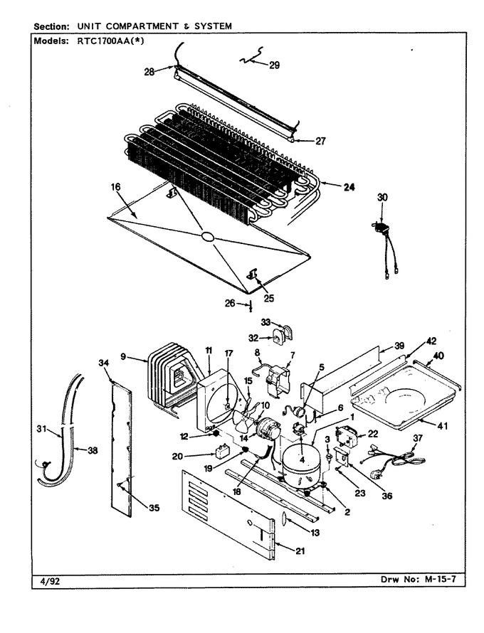 Diagram for RTC1700AAW (BOM: CH26B)