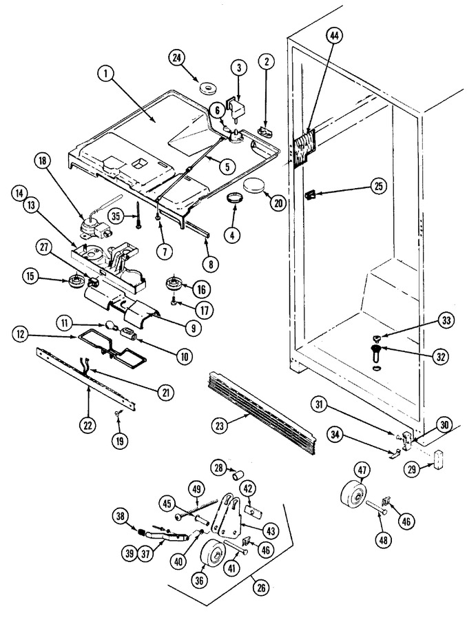 Diagram for RTS1900CAL (BOM: DH52A)