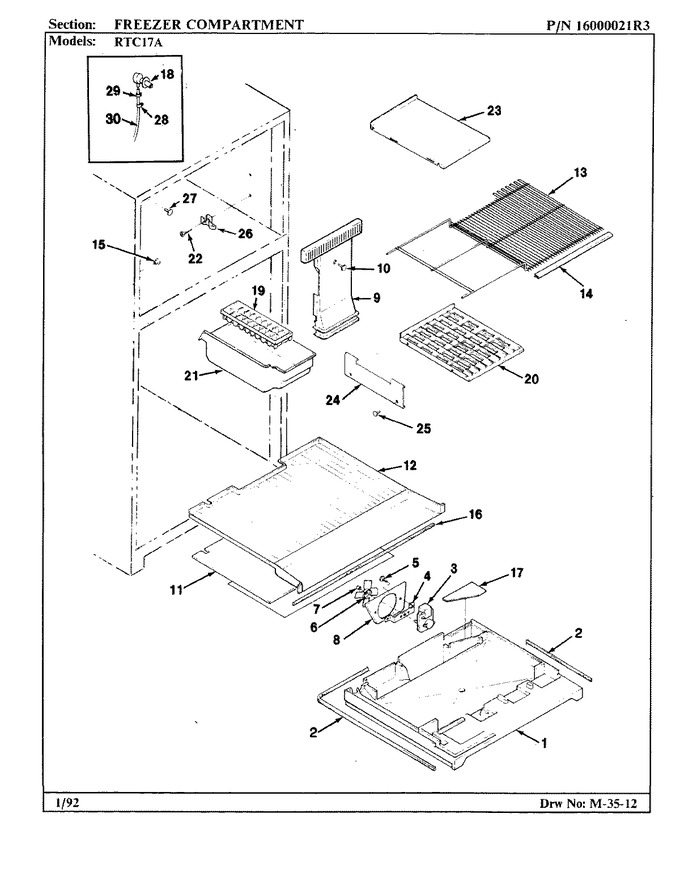 Diagram for RTC17A (BOM: BH26A)