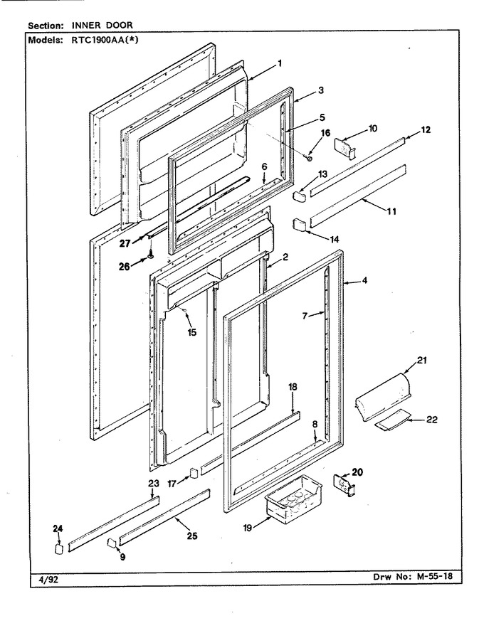 Diagram for RTC1900AAW (BOM: CH55B)