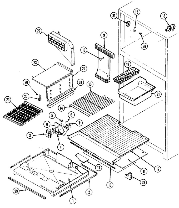 Diagram for RTS1900CAL (BOM: DH52A)