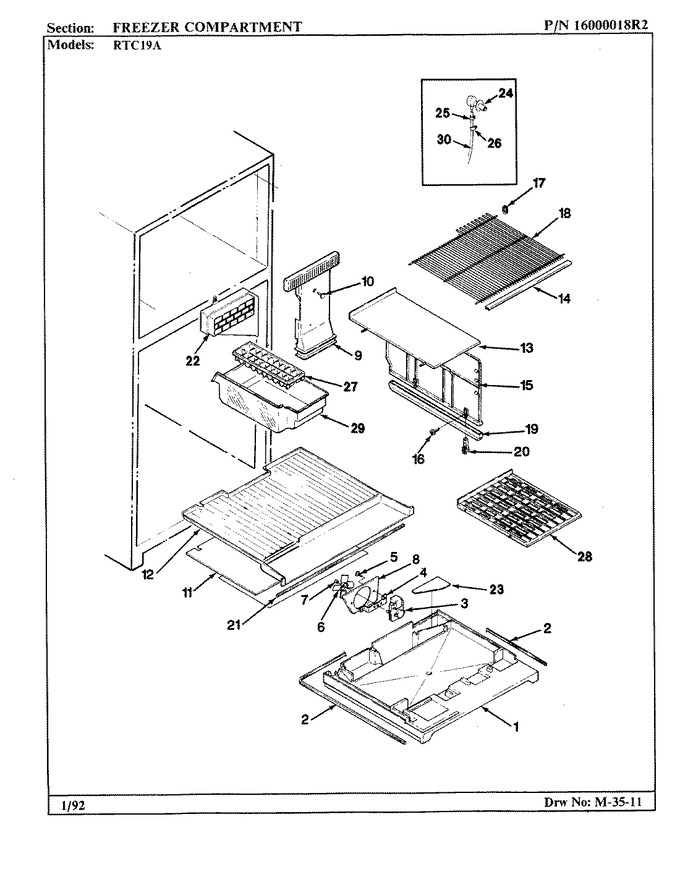 Diagram for RTC19A (BOM: BH55D)