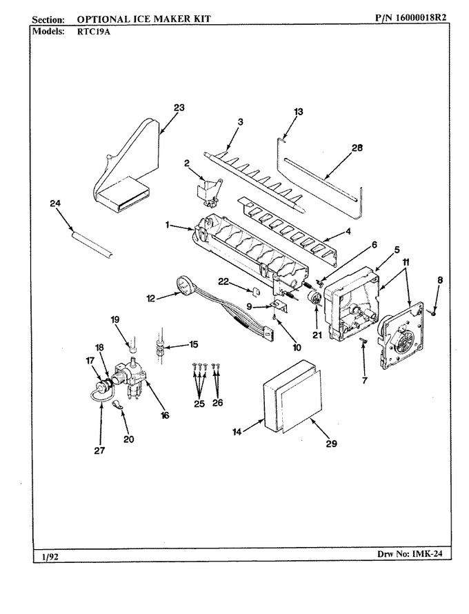 Diagram for RTC19A (BOM: BH55D)