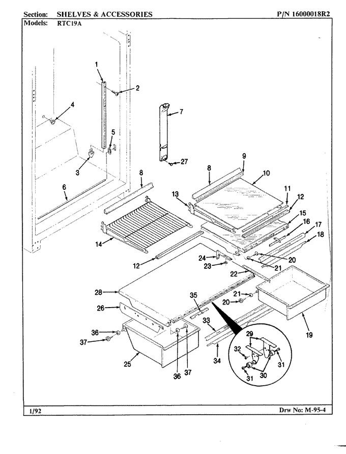 Diagram for RTC19A (BOM: BH55A)