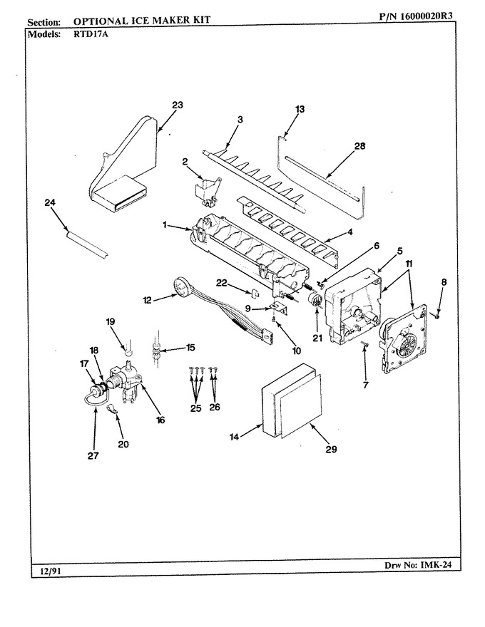 Diagram for RTD17A (BOM: BH31A)