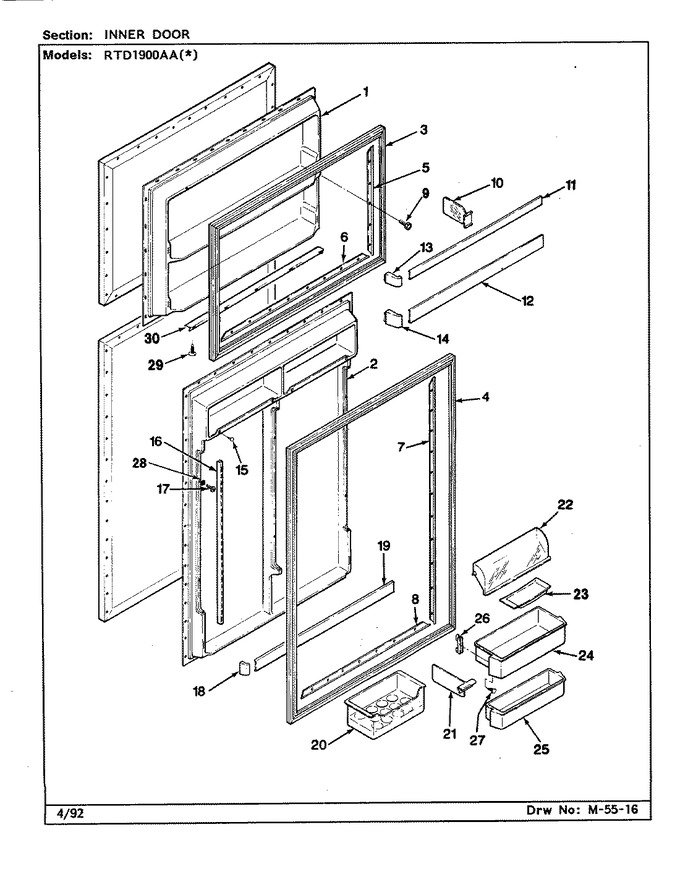 Diagram for RTD1900AAW (BOM: CH59B)