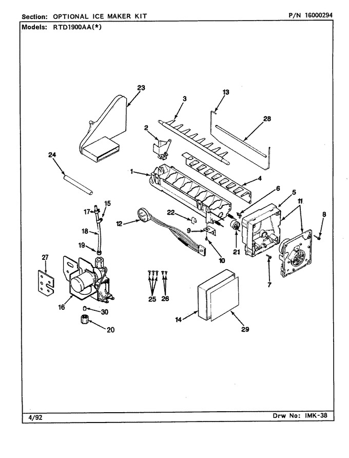 Diagram for RTD1900AAW (BOM: CH59B)