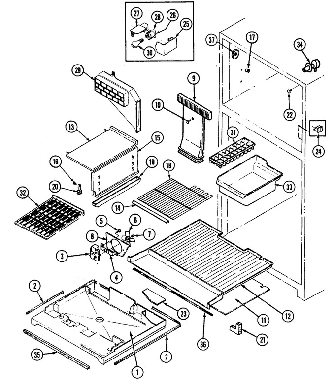 Diagram for RTD2100CAW (BOM: DH71A)