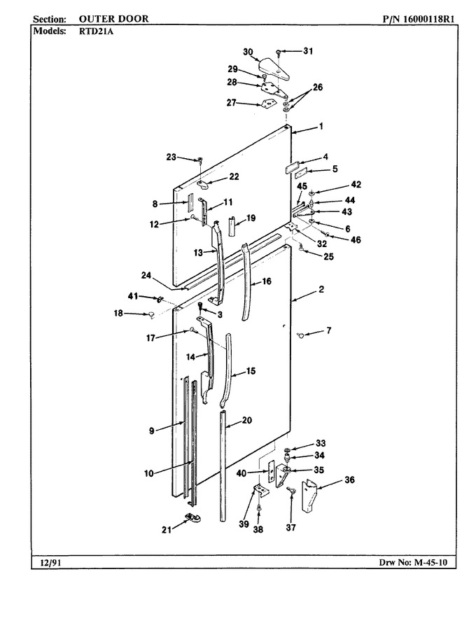 Diagram for RTD21A (BOM: AH71F)