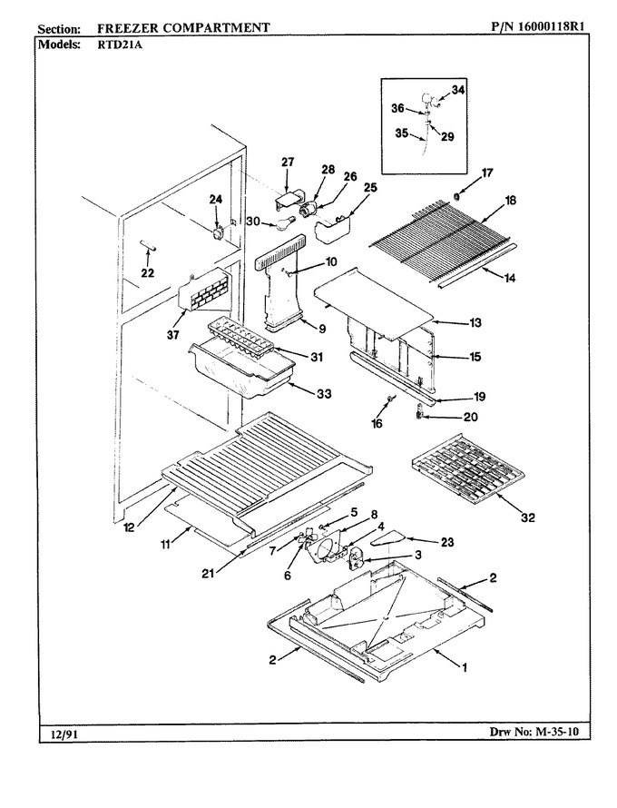 Diagram for RTD21A (BOM: AH71F)