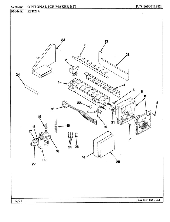Diagram for RTD21A (BOM: AH71C)
