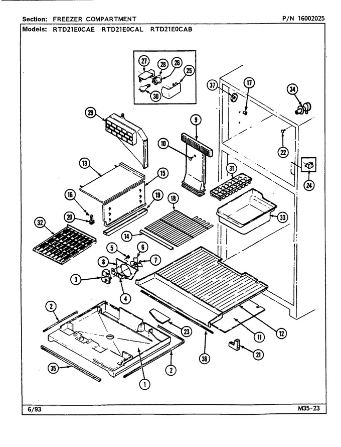 Diagram for RTD21E0CAE (BOM: DE88B)