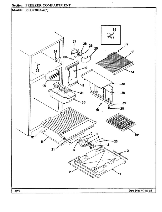 Diagram for RTD2300AAL (BOM: CH93B)
