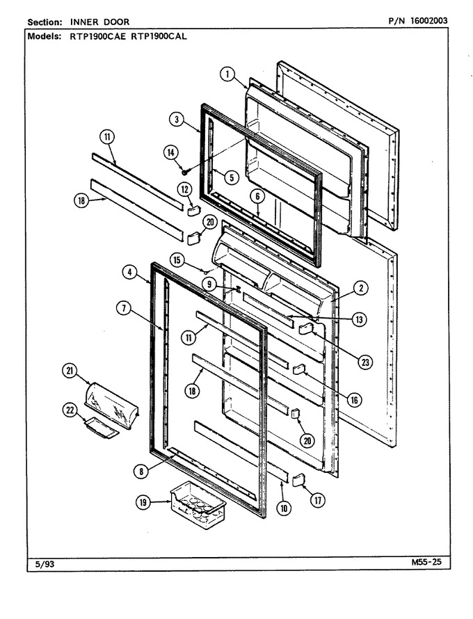 Diagram for RTP1900CAL (BOM: DH54A)