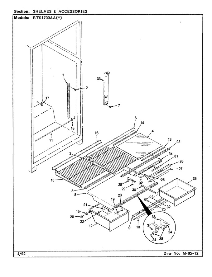 Diagram for RTS1700AAW (BOM: CH21B)