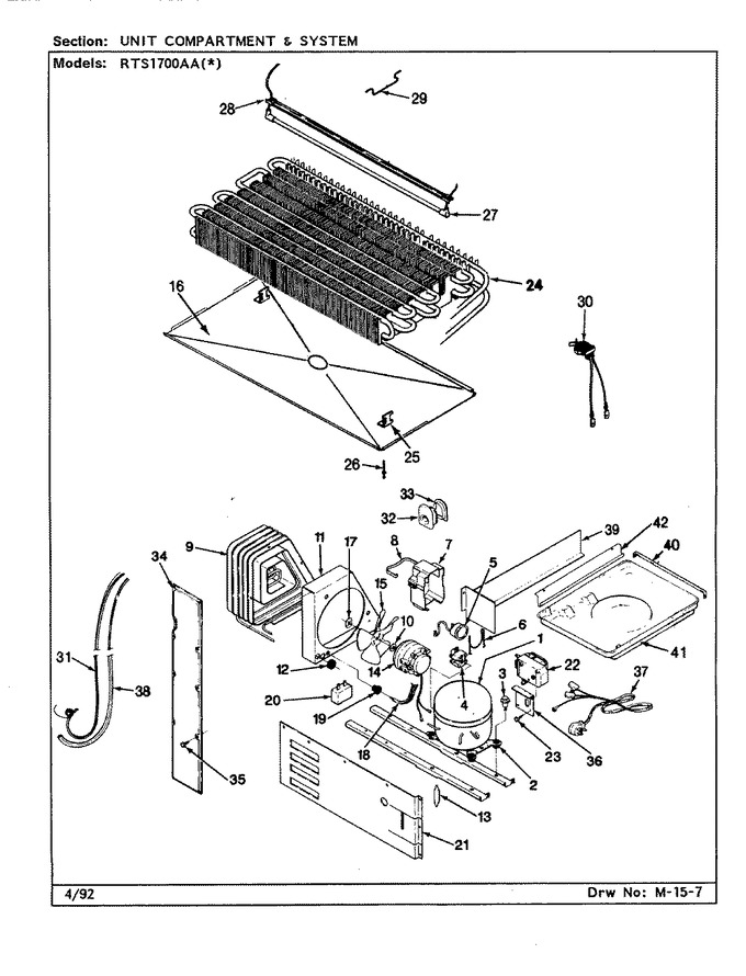 Diagram for RTS1700AAW (BOM: CH21B)