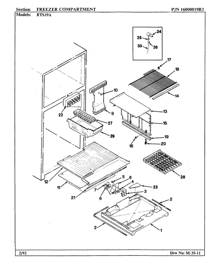 Diagram for RTS19A (BOM: BH51D)