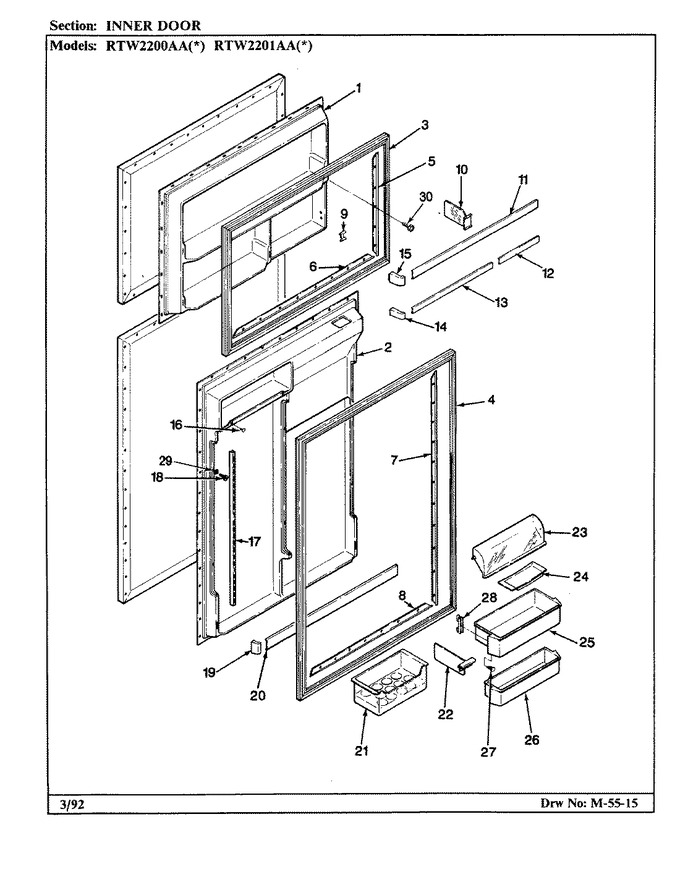 Diagram for RTW2201AAL (BOM: CH90A)