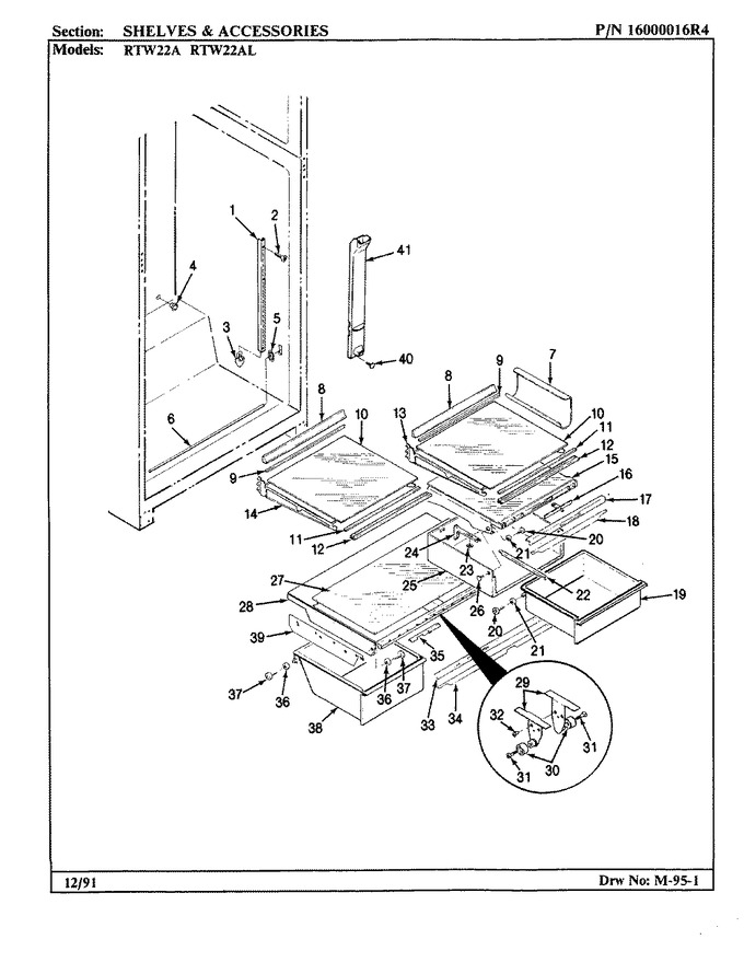Diagram for RTW22AL (BOM: AH90E)