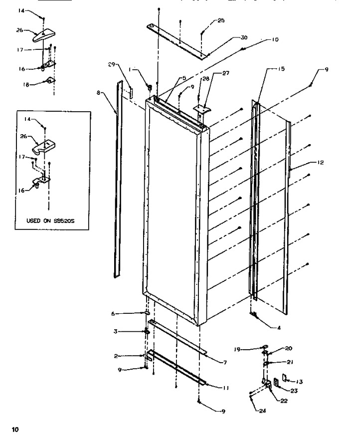 Diagram for SB520SW (BOM: P1185001W W)