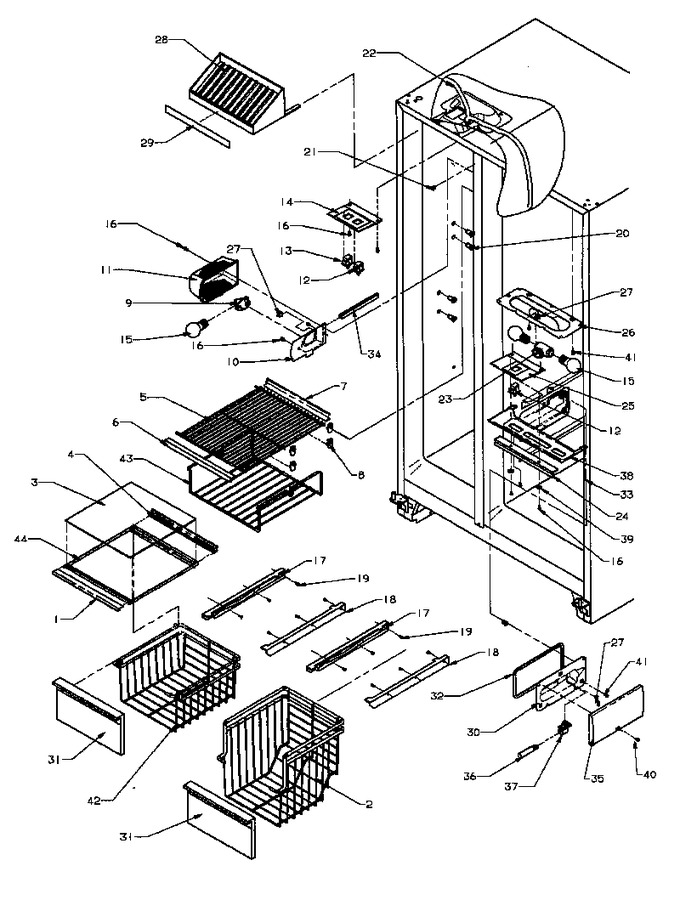 Diagram for SBD20Q2W (BOM: P1162512W W)