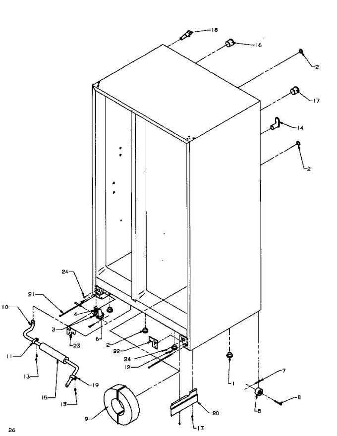Diagram for SBI20QW (BOM: P1162905W W)