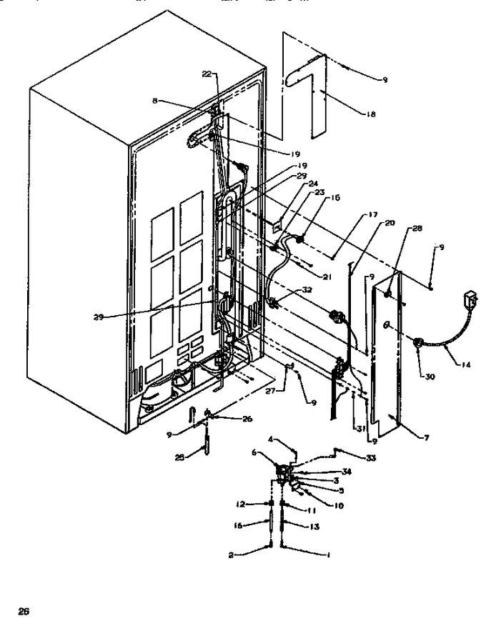 Diagram for SRDE520SW (BOM: P1183101W W)